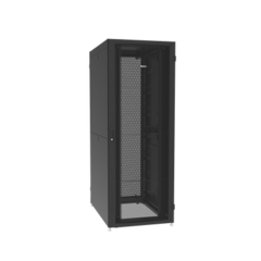 PANDUIT Gabinete Net-Verse para Centros de Datos, 45UR, 800mm de Ancho, 1000mm de Profundidad, Fabricado en Acero, Color Negro MOD: DNE8512B