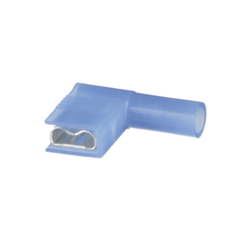 PANDUIT Terminal de Desconexión Hembra Pan-Term™ a 90º, Color Azul, Nylon, para cable 14-16 AWG, 0.250 x 0.032 " (6.3 x 0.8mm) DNFR14-250B-L