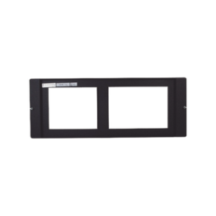 NOTIFIER Placa de 1 Fila para DVC-EM y CMIC-1 / Compatible con Gabinetes Serie CAB-4 de NOTIFIER / Color Negro MOD: DPA-1