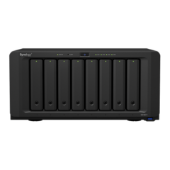 SYNOLOGY Servidor NAS de 8 Bahías (Expandible a 18 Bahías) / Hasta 324 TB / 4 GB RAM / Servicio Nube Gratis (P2P) / Administración Remota y Respaldo Programado DS1821PLUS