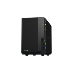 SYNOLOGY Servidor NAS de escritorio con 2 bahías / Hasta 24 TB / Hasta 6GB RAM / Hasta 25 cámaras MOD: DS218PLUS