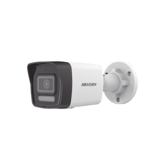 HIKVISION Bala IP 6 Megapixel / Lente 2.8 mm / Dual Light (30 mts IR y 20 mts Luz Blanca) / WDR 120 dB / Exterior IP67 / Micrófono Integrado / H.265+ / PoE / ONVIF / MicroSD DS-2CD1063G2-LIU(F)