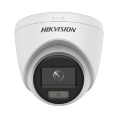 HIKVISION Turret IP 2 Megapixel / Imagen a Color 24/7 / PoE / Lente 2.8 mm / Luz Blanca 30 mts / Exterior IP67 / dWDR MOD: DS-2CD1327G0-L