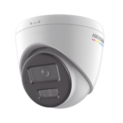 HIKVISION Turret IP 4 Megapixel / Lente 2.8 mm / ColorVu / Dual Light (30 mts IR + 30 mts Luz Blanca) / Micrófono Integrado / ACUSENSE Lite / Exterior IP67 / H.265 / PoE / ONVIF / Micro SD DS-2CD1347G2H-LIUF