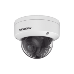 HIKVISION Domo IP 4 Megapixel / Imagen a Color 24/7 / Lente 3.6 - 9 mm / Luz Blanca 40 mts / WDR 130 dB / Exterior IP67 / IK10 / Captura Facial / Videoanaliticos (Filtro de Falsas Alarmas) / MicroSD DS-2CD2747G2HT-LIZS