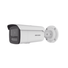 HIKVISION Bala IP 6 Megapixel / Lente 4 mm / 80 mts IR EXIR /Exterior IP67 / WDR 120 dB / PoE / ACUSENSE (Evita Falsas Alarmas) / MicroSD / ONVIF DS-2CD2T63G2-4LI2U