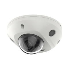 HIKVISION Mini Domo IP 4 Megapixel / Lente 2.8 mm / 30 mts IR EXIR / Micrófono Integrado / Exterior IP67 / IK08 / PoE / ACUSENSE / DARKFIGHTER / Captura Facial / Alarmas y Audio I/O / ONVIF / Micro SD DS-2CD3546G2-IS(H)