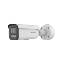 HIKVISION Bala IP 8 Megapixel / Lente Mot. 2.7 a 13.5 mm / Dual Light (60 mts IR + 60 mts Luz Blanca ) / Darkfighter S / Exterior IP67 / IK10 /WDR 130 dB / AcuSense / Captura Facial / HEOP DS-2CD3686G2HT-LIZS