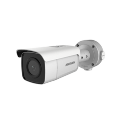 HIKVISION Bala IP 4 Megapixel / Lente 2.8 mm / 90 mts IR EXIR / Exterior IP67 / WDR 120dB / PoE / Videoanaliticos Integrados / Detección Facial / MicroSD MOD: DS-2CD3T45G0-4IS(B)