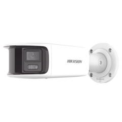 HIKVISION [ PROTECCIÓN ACTIVA ] Bala IP Panorámica 8 Megapixel / 180° / Lente 4 mm / Imagen a Color 24/7 / PoE / WDR 130° / IP67 / ACUSENSE / Protección Activa (Luz Estroboscópica y Alarma Audible) / 40 mts Luz Blanca / MicroSD MOD: DS-2CD3T87G2P-LSU/SL(C) - comprar en línea