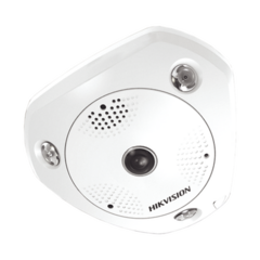 HIKVISION Fisheye IP 3 Megapixel / Interior / 180° / 360° / DEWARPING / 15 m IR / WDR 120 dB / PTZ Digital / Micro SD / ONVIF / Micrófono Integrado MOD: DS-2CD6332FWD-IS