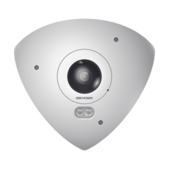 HIKVISION Fisheye IP 4 Megapixel / Panorámica 180° - 360° / Exterior IP67 / IK10 / PoE / Múltiples Vistas por iVMS-4200 / MicroSD MOD: DS-2CD6W45G0-IVS