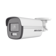 HIKVISION Bala TURBOHD 2 Megapixel (1080p) / Imagen a color 24/7 / Lente 3.6 mm / METAL / Luz Blanca 40 mts / Exterior IP67 / TVI-AHD-CVI-CVBS / dWDR MOD: DS-2CE12DF0T-F