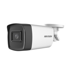 HIKVISION Bala TURBOHD 5 Megapixeles / Lente 3.6 mm / Exterior IP67 / 80 mts IR EXIR / dWDR / 4 Tecnologías MOD: DS-2CE17H0T-IT5F(C)