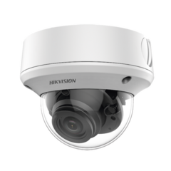 HIKVISION Domo TURBOHD 4K (8 Megapixel) / Lente Mot. 2.7 a 13.5 mm / 40 mts IR EXIR / IP67 / 12 Vcc / 24 VCA / TVI-AHD-CVI-CVBS / 9 a 15 Vcc MOD: DS-2CE5AU1T-AVPIT3ZF