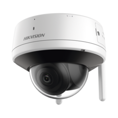 HIKVISION Domo IP 2 Megapixel / Lente 2.8 mm / 30 mts IR / Exterior IP66 / Wi-Fi / WDR 120 dB / H.265+ / Micrófono y Bocina Interconstruido / microSD MOD: DS-2CV2121G2-IDW(D)