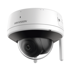 HIKVISION Domo IP 4 Megapixel / Lente 2.8 mm / 30 mts IR / Exterior IP66 / Wi-Fi / WDR 120 dB / Soporta Micro SD / H.265+ / Micrófono y Bocina Interconstruido / MicroSD MOD: DS-2CV2141G2-IDW