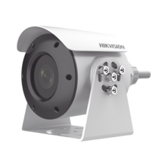 HIKVISION Bala IP 4 Megapixel / Antiexplosión / Lente 6 mm / H.265+ / 30 mts IR / WDR 120 dB / PoE / IP68 / Entrada-Salida audio y alarma / MicroSD DS-2XE6045G0-I(B)