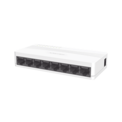 HIKVISION Switch No Administrable de Escritorio de 8 Puertos / Fast Ethernet 10 / 100 Mbps / Diseño Compacto y Estetico DS-3E0108D-E