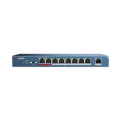 HIKVISION Switch PoE+ / No Administrable / 8 puertos 10/100 Mbps + 1 puerto 10/100 de Uplink / PoE hasta 250 metros / 110 W MOD: DS-3E0109P-E(B) on internet