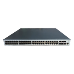 HIKVISION Switch Gigabit / Administrable Capa 3 / 24 puertos 10/100/1000 Mbps + 24 puertos SFP / 6 puertos SFP+ 10 G de Uplink. MOD: DS-3E3754TF
