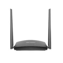 HIKVISION Router Inalámbrico WISP en Banda 2.4 GHz / Hasta 300 Mbps / 4 Puertos 10/100 Mbps / 2 Antenas Omnidireccional de 5 dBi / Interior MOD: DS-3WR3N