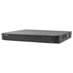 HIKVISION DVR 4 Megapixel / 4 Canales TURBOHD + 2 Canales IP / 1 Bahía de Disco Duro / 1 Canal de Audio / Vídeoanálisis MOD: DS-7204HQHI-K1