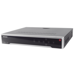 HIKVISION NVR 12 Megapixel (4K) / 16 canales IP / 16 Puertos PoE+ / 4 Bahías de Disco Duro / Switch PoE 300 mts / HDMI en 4K / Soporta POS DS-7716NI-I4/16P