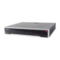 HIKVISION NVR 8 Megapixel (4K) / 32 Canales IP / 8 Bahías de Disco Duro hasta 8 TB / 2 Tarjetas de Red / HDMI en 4K / 2 Salidas HDMI / Entrada y Salida de Alarmas MOD: DS-8632NI-K8