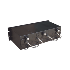 DB SPECTRA Duplexer Pasa Banda/Rechazo de Banda, UHF de 370-410 MHz, para montaje en Rack de 19 in, 50 Ohm, 4 Cavidades, 150 Watt, N Hembra. MOD: DSD-404-380