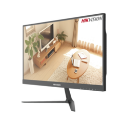 HIKVISION Monitor VA LED Full HD (1920 X 1080) de 23.8" / Ideal para CCTV, Oficina y Hogar / Entrada HDMI-VGA / Montaje VESA (100 X 100) / Uso 24/7 / Backlight E-LED / Ultra Delgado DS-D5024FN10