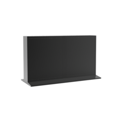 HIKVISION Gabinete Pedestal Modular Para Piso / Compatible con Monitor de 46" / Especial para Videowall / Compatible con DS-D2046LU-Y MOD: DS-DN46C2M/B