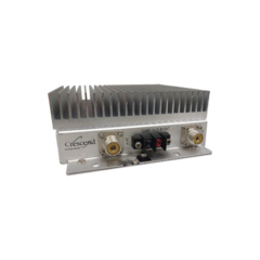CRESCEND Amplificador Vehicular, 403-450 MHz, Entrada 1-5 Watt /Salida 50 Watt, 11 Amp., UHF Hembras. MOD: DSDTUL-50-02