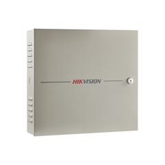 HIKVISION Controlador de Acceso / 2 Puerta / 4 Lectores de Huella y Tarjetas / Integración con Video / 100,000 Tarjetas / Incluye Gabinete y Fuente de Alimentación 12Vcc/8A / Soporta batería de respaldo MOD: DSK2602