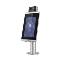 HIKVISION Biométrico para Acceso con Reconocimiento Facial ULTRA RÁPIDO / Cámara Dual 2mp / Incluye montaje para Torniquete / Termografia Industrial MOD: DS-K5671-3XF/ZU