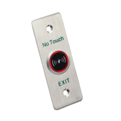 HIKVISION Botón de Salida sin Contacto / LED Indicador / Normalmente Abierto y Cerrado / Distancia Ajustable de Detección MOD: DS-K7P04/T