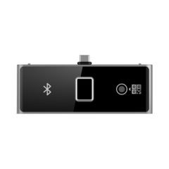 HIKVISION Módulo lector de Huellas, Códigos QR y Bluetooth / Compatible con DS-K1T673DWX / Conexión USB MOD: DS-KAB673-FBQR