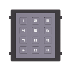 HIKVISION Módulo de Teclado para Frente de Calle Modular / Desbloqueo de Puerta Mediante Código / Llamada a monitor. DS-KD-KP