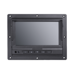HIKVISION Monitor y Botones de 7" LCD / Compatible con DVR Móvil HIKVISION / Conector Tipo Aviación MOD: DS-MP1301(AE)