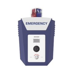 HIKVISION Estación de Alarma de Panico de Emergencia / Cámara 2 Megapixel / Video y Audio / Sirena y Estrobo (Azul y Rojo) / 10 Mts de IR / ISUP MOD: DS-PEA22-B(B) - comprar en línea