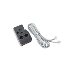 DITEK Protector para enchufe con salida única, circuito de 110 V/15 A, tornillo de retención, Telco RJ11 entrada/salida MOD: DTK1FF