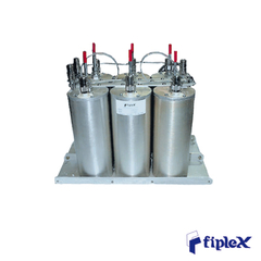 FIPLEX --Descontinuado-Duplexer Pasa Banda-Rechazo de Banda, 400-520 MHz, 6 Cavidades (4" Diam.), 1 MHz, 150 Watt, N Hem. MOD: DVN-4533