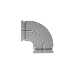 THORSMAN Curva horizontal 90 º color blanco para canaleta DX10000.00 MOD: DX-18-240