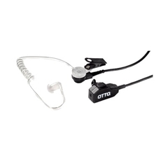 OTTO Kit de Micrófono-Audífono Comercial de 2 cables para Motorola EP350/450/450S, MAGONE, MOTOTRBO: DEP450,XPR3000,CP200D. HYT TC500/508/518/580/600/610/700 MOD: E1-EC2MS131