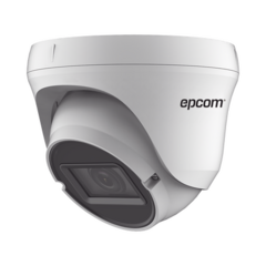 EPCOM PROFESSIONAL Turret TURBOHD 2 Megapixel (1080p) / Lente Varifocal 2.8 mm a 12 mm / 40 mts IR EXIR / Exterior IP66 / 4 Tecnologías MOD: E8-TURBO-G2V