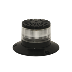 ECCO Baliza LED compacta discreta, domo claro, color ambar MOD: EB7265-CA