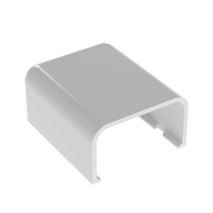 PANDUIT Tapa Final, para uso con canaleta LD10, material ABS, Color Blanco MOD: ECF10WH-X