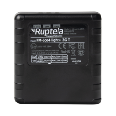 RUPTELA Localizador Vehicular 3G / Sensores de combustible / RFID / Conducción eficiente / Sensor de temperatura / Deteccion de Jammer MOD: ECO4LIGHT3GT