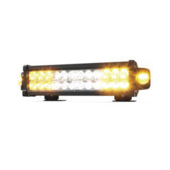 ECCO Barra LED de trabajo, 13.6 pulgadas, doble hilera, con luces de trabajo, ambar/claro, 12-24 Vcc MOD: ED9215AW