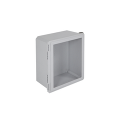 STI Gabinete de Fibra de Vidrio, IP66 para Uso en Interior o Exterior y Puerta Transparente Removible EF201610-W